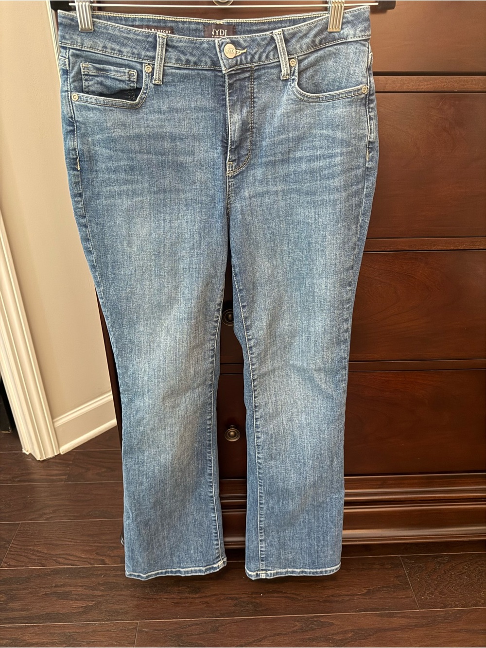 NYDJ Light Blue Barbara Bootcut Stretch Jeans